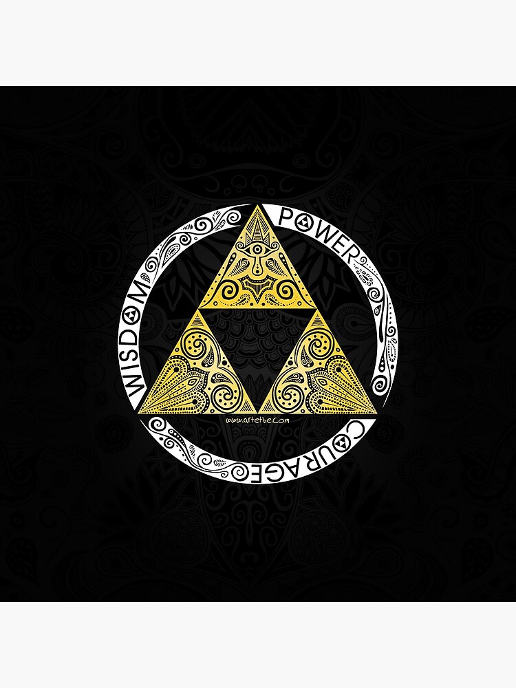 Zelda - Triforce circle by artetbe