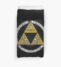 Zelda - Triforce circle Duvet Cover