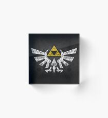 Zelda - Hyrule Gekritzel Acrylblock