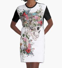 Skull Queen Graphic T-Shirt Dress