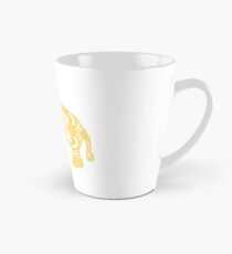 Mandala-Elefant-Gelb Tasse (groß)