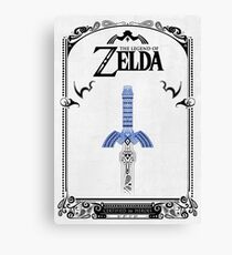 Lienzo Leyenda de Zelda - enlace Espada doodle