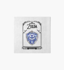 Lámina de exposición Zelda legend - Link Shield Doodle