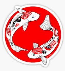 Japanese koi Sticker