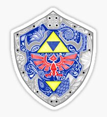 Zelda - Link Shield doodle Sticker