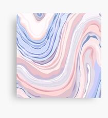 Pastel Marble Metal Print