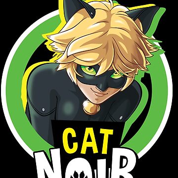 Miraculous Ladybug - Cat Noir Badge | Spiral Notebook