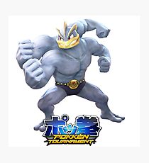 Pokken Tournament Machamp Photographic Print