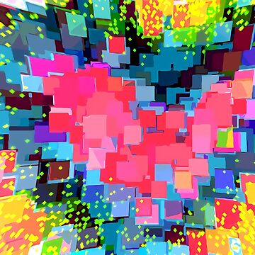 Artwork thumbnail, Shape of A Rainbow Heart by savolai