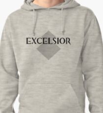 Excelsior White Pullover Hoodie