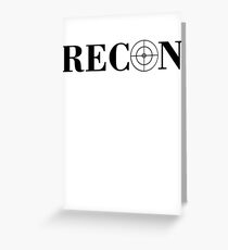 Recon Greeting Card