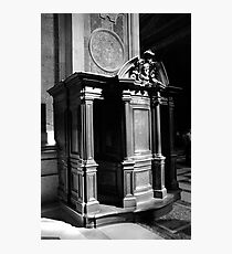 Confession Photographic Print