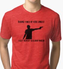 Roof Korean Tri-blend T-Shirt