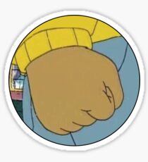 ARTHUR HAND Sticker