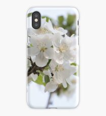White Blossoms iPhone Case