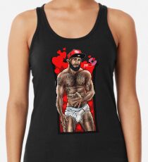 Bullethole Love: Giving Me a Heart-On Racerback Tank Top