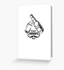 Happy Father’s Day Bottles Greeting Card