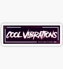 CoolVibrations Slap sticker Sticker