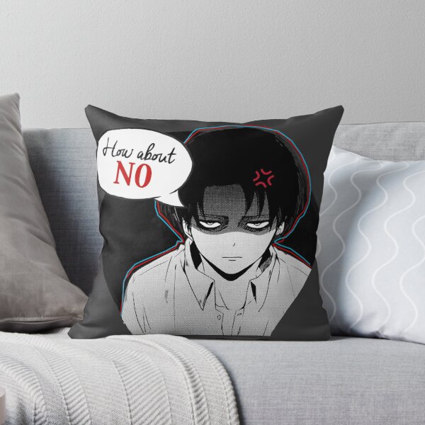 levi attack on titan pillow