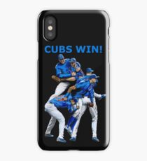 Cubs Win! iPhone Case/Skin