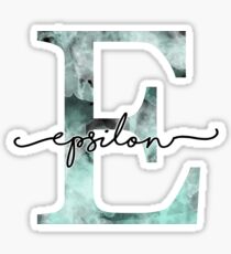 marble watercolor - epsilon Sticker