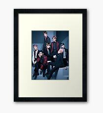 BTS-Gruppe Gerahmtes Wandbild