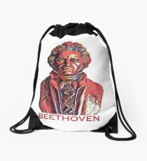 Beethoven the Bold Drawstring Bag