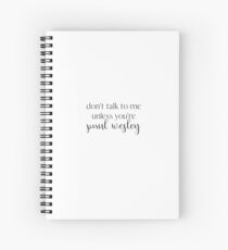 Paul Wesley Spiral Notebook