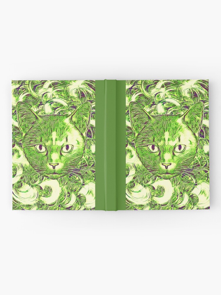 Alternate view of Hiding in fractal feathers Hardcover Journal