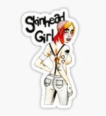 Skinhead Girl Sticker