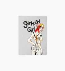 Skinhead Girl Art Board