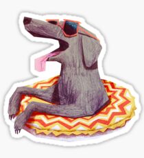 Relaxed Doggo Sticker