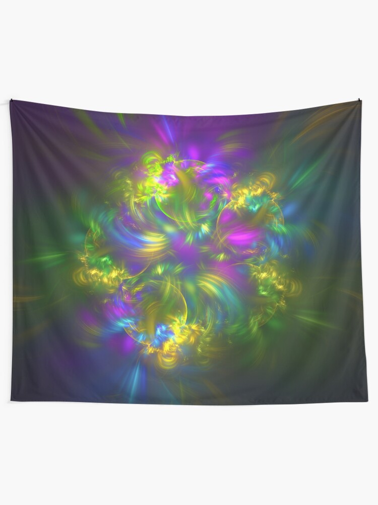 Alternate view of Five stars #fractals Tapestry