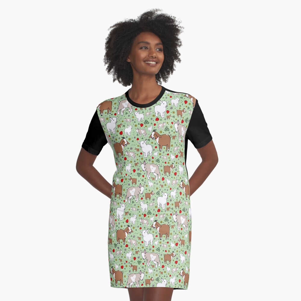 Goats Graphic T-Shirt Dress