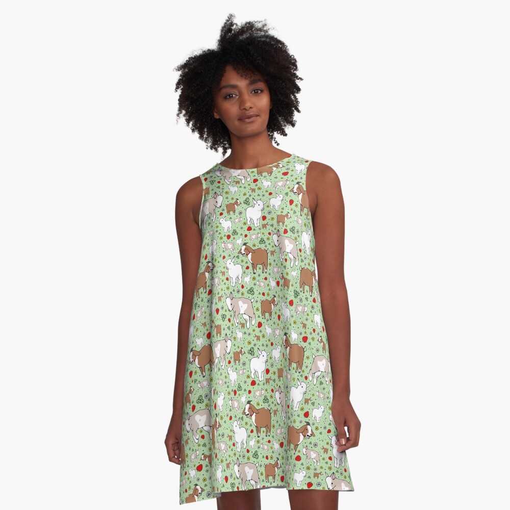 Goats A-Line Dress