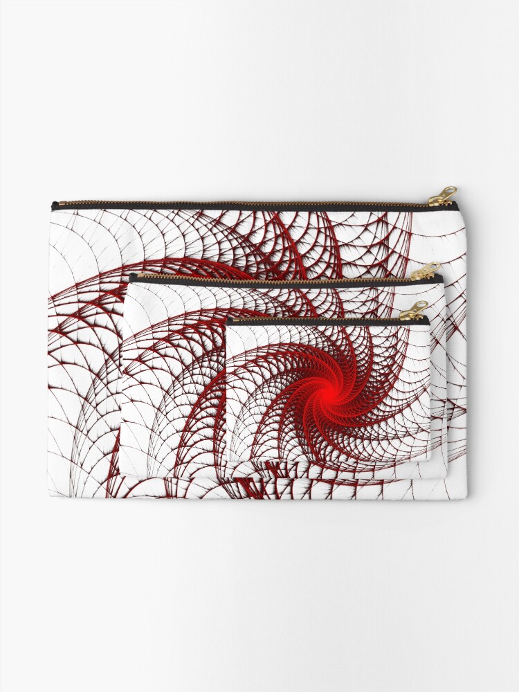 Alternate view of Red Propeller Planet Zipper Pouch
