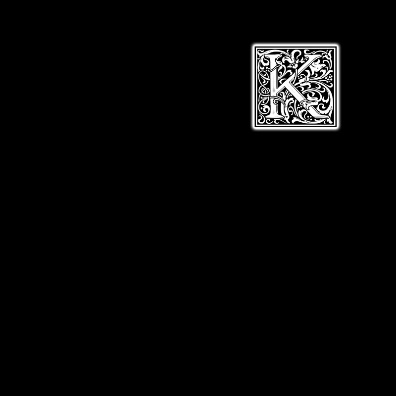 k kay alphabet letter kilo king kai william morris ornate a 11th letter of the alphabet