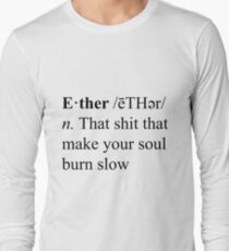 Ether Definition Long Sleeve T-Shirt
