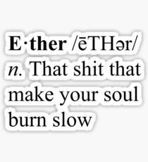 Ether Definition Sticker