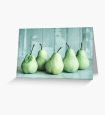 Just Pears Greeting Card
