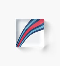 Williams F1 Martini Stripes - Formula One Acrylic Block