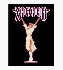 XANADU Kira Olivia Newton-John - Lila Glühen Fotodruck