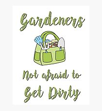 Gardener Photographic Print
