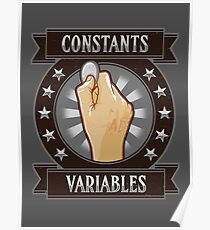 Constants & Variables Poster