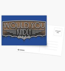 Would You Kindly Postcards