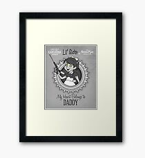 My Heart Belongs to Daddy Framed Print