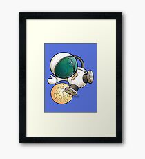 Cheese Zombies! Space Walker Zedd Framed Print