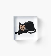 Vlad the Cat (Green) Acrylic Block