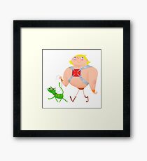 Power Walk Framed Print