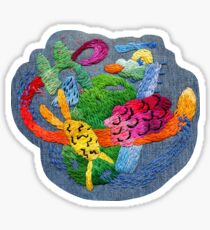 abstract embroidery Sticker